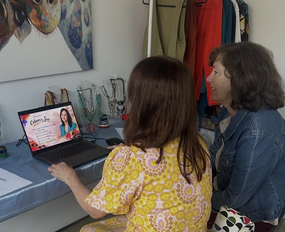 In-studio colour consultation
