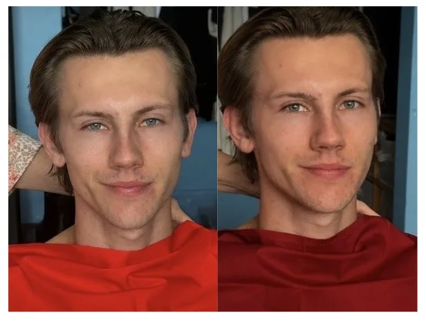 Jake's colour transformation